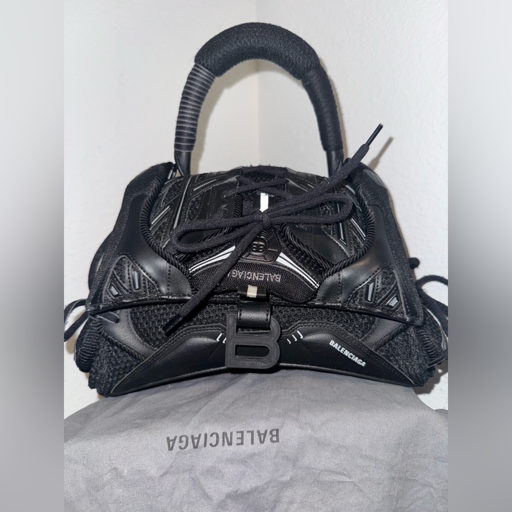 Balenciaga Black Mini Bag with Textured Design